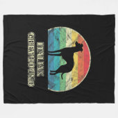 Italienischer Windhund Fleecedecke (Vorderseite (Horizontal))