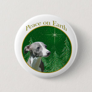 Italienischer Windhund-Frieden Button