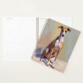 Italienischer Windhund-Hunde-Malerei Planer (Anzeige)