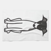 Italienischer Windhund-HundeCartoon Geschirrtuch (Horizontal)