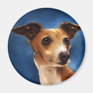 Italienischer Windhund-Hundekunst - Magnifico Magnet