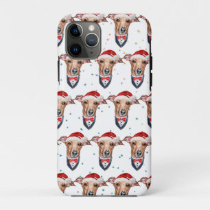 Italienischer Windhund-Hunderasse Weihnachten Case-Mate iPhone Hülle