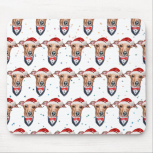 Italienischer Windhund-Hunderasse Weihnachten Mousepad