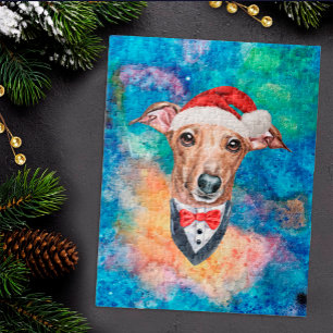 Italienischer Windhund-Hunderasse Weihnachten Puzzle
