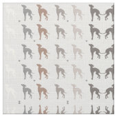 Italienischer Windhund-Hunderettung Joann Gewebe Stoff (Nahaufnahme)