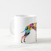 Italienischer Windhund Kaffeetasse (Vorderseite Links)