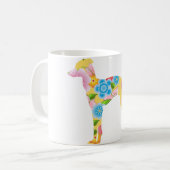 Italienischer Windhund Kaffeetasse (Vorderseite Links)