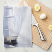 Italienischer Windhund lassen es Schnee Weihnachte Geschirrtuch (Viertel Falte)