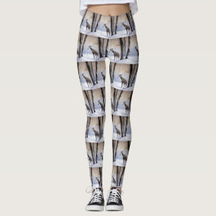 Italienischer Windhund lassen es Schnee Weihnachte Leggings
