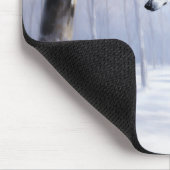 Italienischer Windhund lassen es Schnee Weihnachte Mousepad (Ecke)