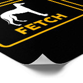 Italienischer Windhund-lustiger Lehrer Poster (Ecke)