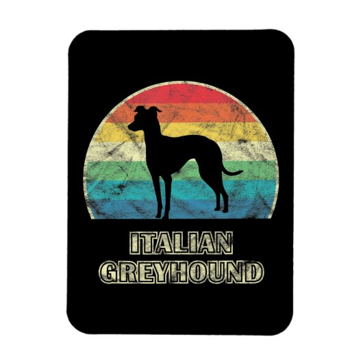 Italienischer Windhund Magnet (Vertikal)