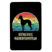 Italienischer Windhund Magnet (Vertikal)