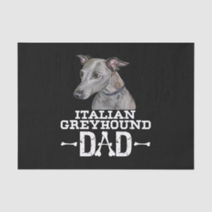 Italienischer Windhund Papa Hundeliebhaber Fantast Seidenpapier