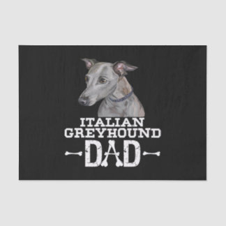 Italienischer Windhund Papa Hundeliebhaber Fantast Seidenpapier