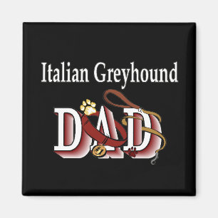 Italienischer Windhund Papa Magnet