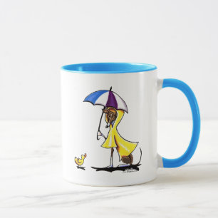 Italienischer Windhund-Regenmantel Tasse