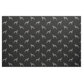 Italienischer Windhund-Silhouette-Muster Stoff (Fat Quarter (45,7 x 55,9 cm))