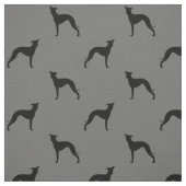 Italienischer Windhund-Silhouette-Muster Stoff (Muster)