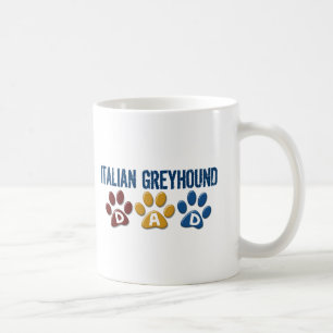 ITALIENISCHER WINDHUND Spaniel-Vater-Tatzen-Druck Kaffeetasse