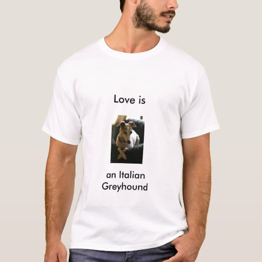 Italienischer Windhund T-Shirt (Vorderseite)