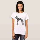 Italienischer Windhund T-Shirt (Vorne ganz)