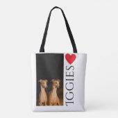 Italienischer Windhund-Taschen-Tasche Tasche (Rückseite)