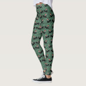 Italienischer Windhund-WeihnachtsLeggings Lularoe Leggings (Links)