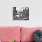 Italienischer Windhund Zeichnend Leinwanddruck (Insitu (Wohnzimmer))