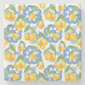 Italienischer Zitronenklassiker Steinuntersetzer (Vorderseite)