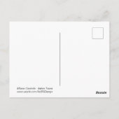 Italienischer Zug - Zentrum Mailand Postkarte (Rückseite)