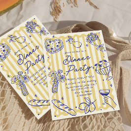 Italienisches Abendessen La Dolce Vita Einladung z