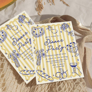 Italienisches Abendessen La Dolce Vita Einladung z