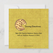 Italienisches Abendessen Party Einladung Platz (Rückseite)