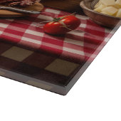 Italienisches Abendessen Schneidebrett (Ecke)