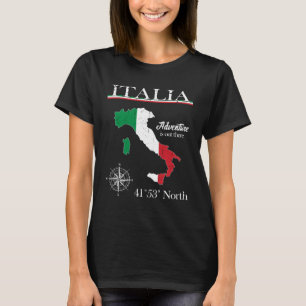 Italienisches Abenteuer ist da draußen Italienisch T-Shirt