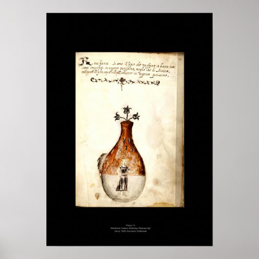 Italienisches Alchimie-Plakat 11 Poster (Vorne)