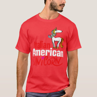 Italienisches amerikanisches Einhorn 1 T-Shirt
