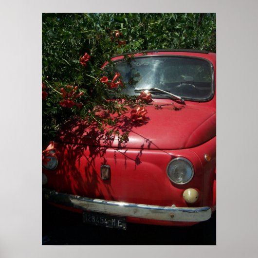 Italienisches Automobil Poster (Vorne)