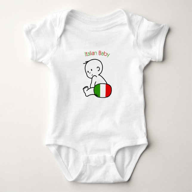 Italienisches Baby Baby Strampler (Vorderseite)
