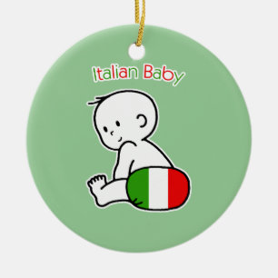 Italienisches Baby Keramikornament