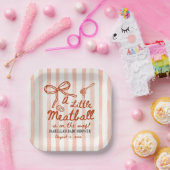 Italienisches Babyshower-Thema Pappteller (Party)