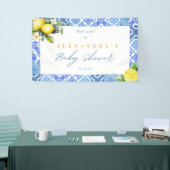 Italienisches Banner für Lemon Baby Dusche (Messeveranstaltung)