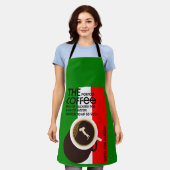 Italienisches Baristas Schürze (Getragen)