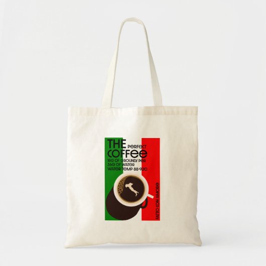 Italienisches Baristas Tragetasche (Vorne)