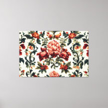 Italienisches Barock. Chic Blume und Blätter