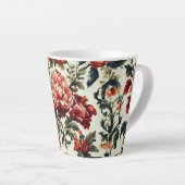 Italienisches Barock. Chic Blume und Blätter Milchtasse (Rechte Ecke)