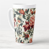 Italienisches Barock. Chic Blume und Blätter Milchtasse (Linke Ecke)