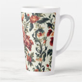 Italienisches Barock. Chic Blume und Blätter Milchtasse (Rechts)