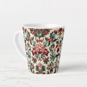 Italienisches Barock. Chic Blume und Blätter Milchtasse (Linke Ecke)